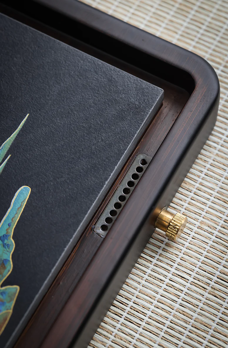 "One Thousand Li of Mountains and Rivers" Stone Tea Table - Image 5