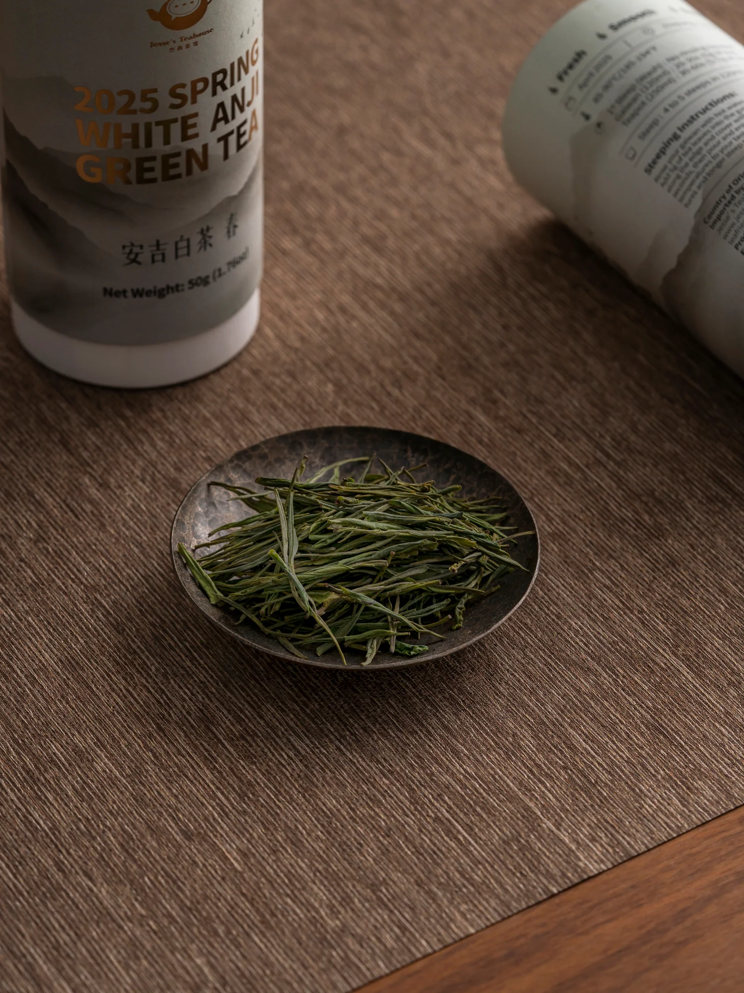2025 Spring White Anji Green Tea - Image 8