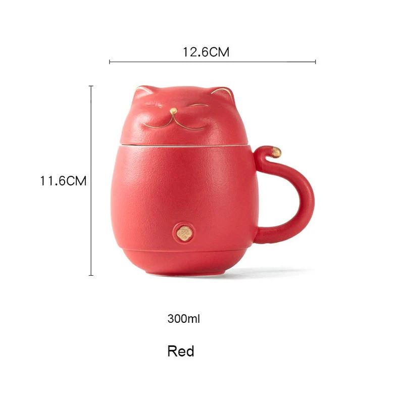 Cat Cup Nested Infuser Mug - Image 5