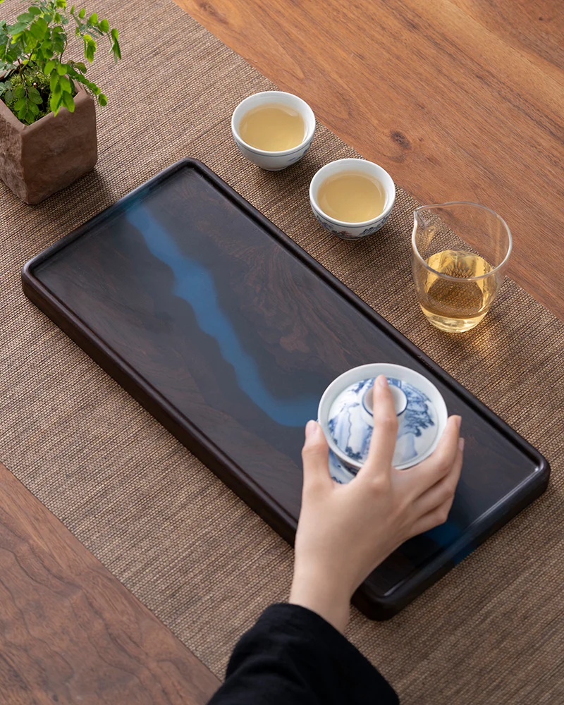 Dry Steep “Gan Pao” Wood & Resin Tray - Image 10