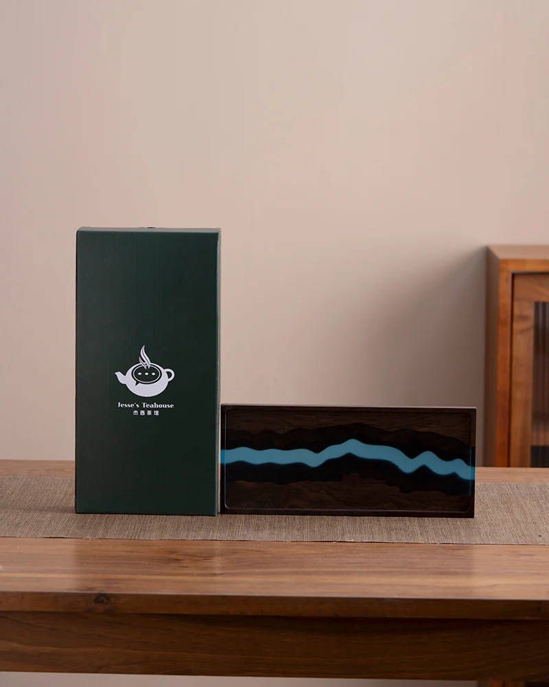 Dry Steep “Gan Pao” Wood & Resin Tray - Image 3