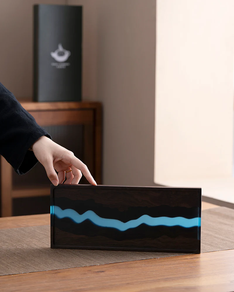 Dry Steep “Gan Pao” Wood & Resin Tray - Image 6