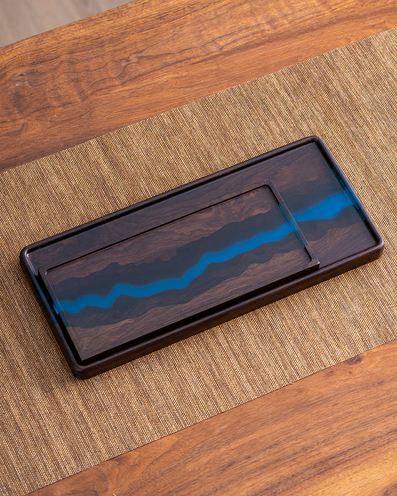Dry Steep “Gan Pao” Wood & Resin Tray - Image 7