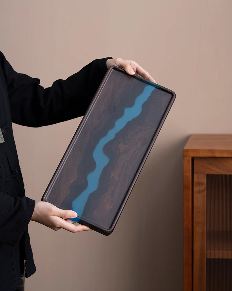 Dry Steep “Gan Pao” Wood & Resin Tray - Image 8