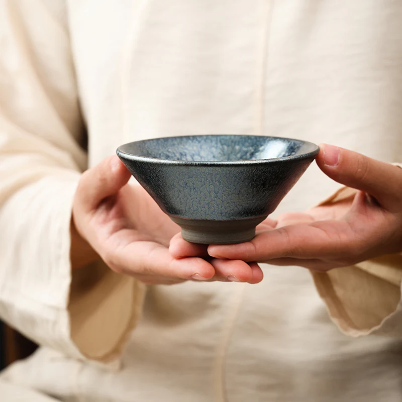 Jianzhan "Hundred Flowers" Tea Cup - Image 10