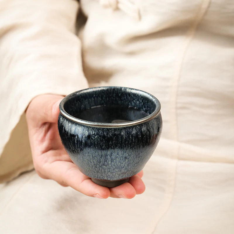 Jianzhan "Hundred Flowers" Tea Cup - Image 4