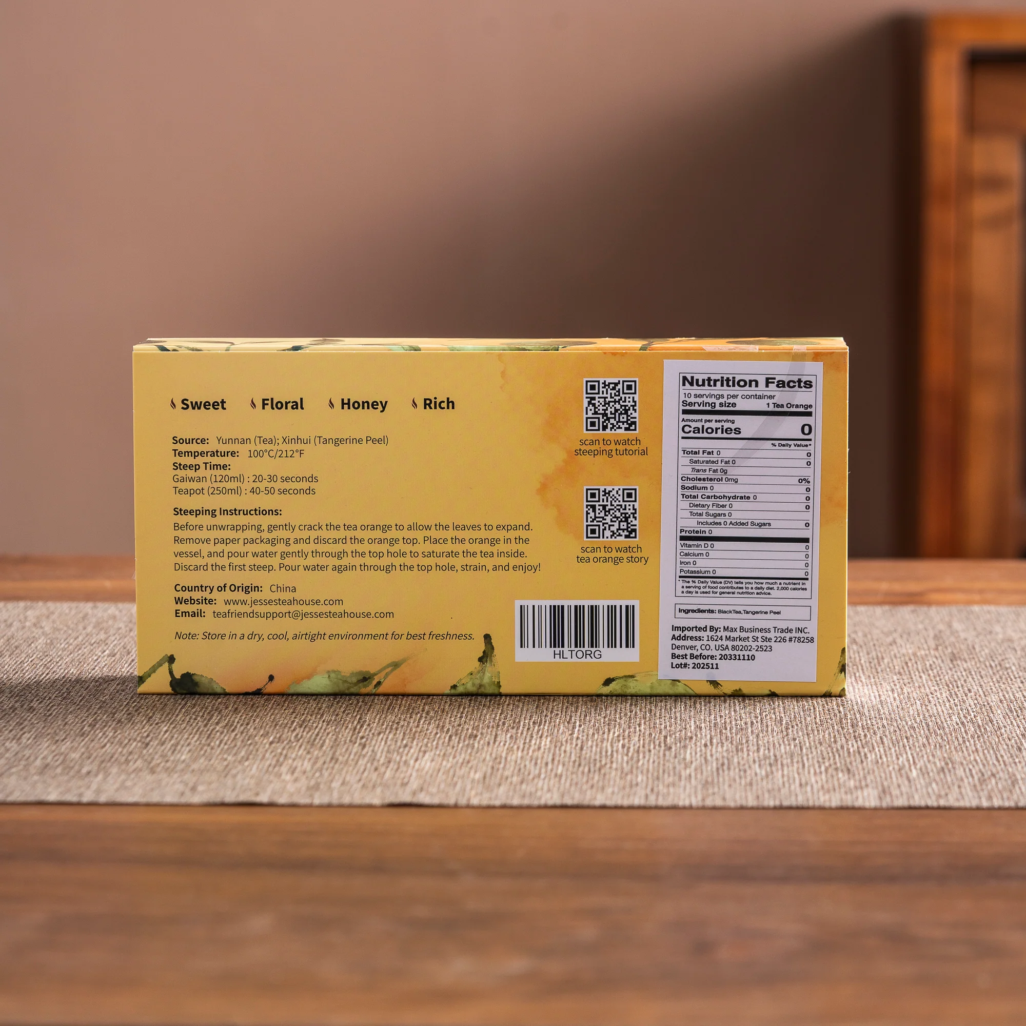 Golden Snail Red Tea Oranges (Jesse’s Tea Orange Series) - Image 5