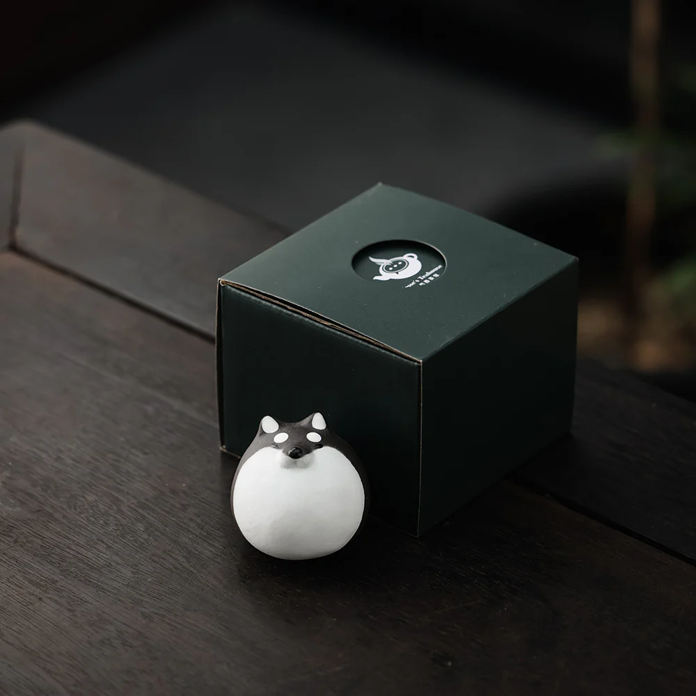 Round Shiba Inu Tea Pet - Image 7