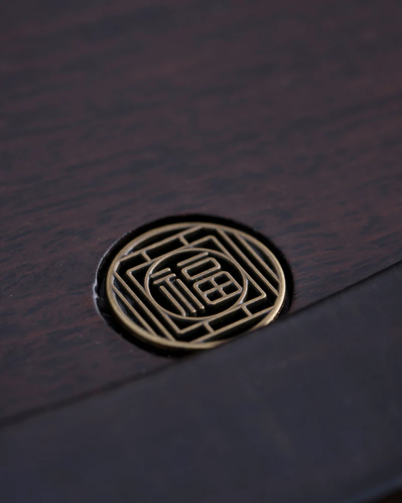 Half-Moon Wood & Resin Tea Table - Image 12